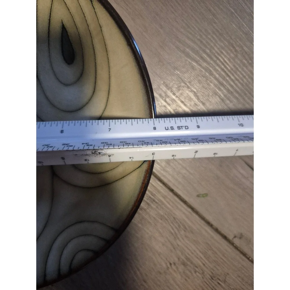 Pier 1 Imports Teal Reactive Stoneware 2 8 Inch Plates Blue Green Glaze